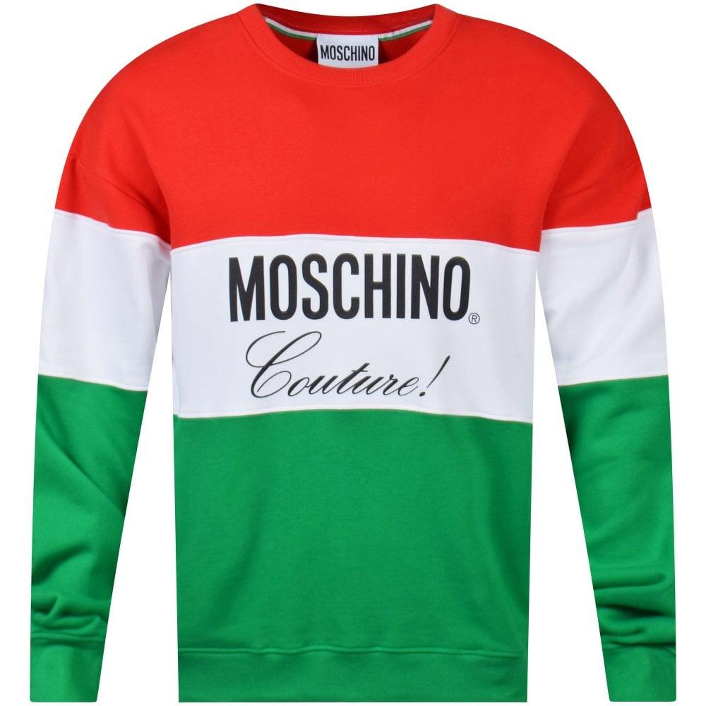 moschino red sweatshirt