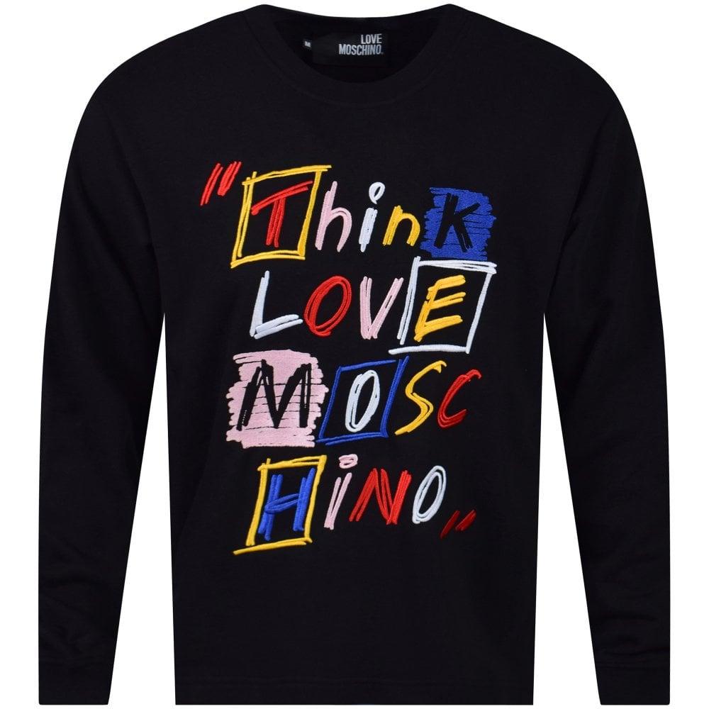 Think love moschino sweatshirt Clearance