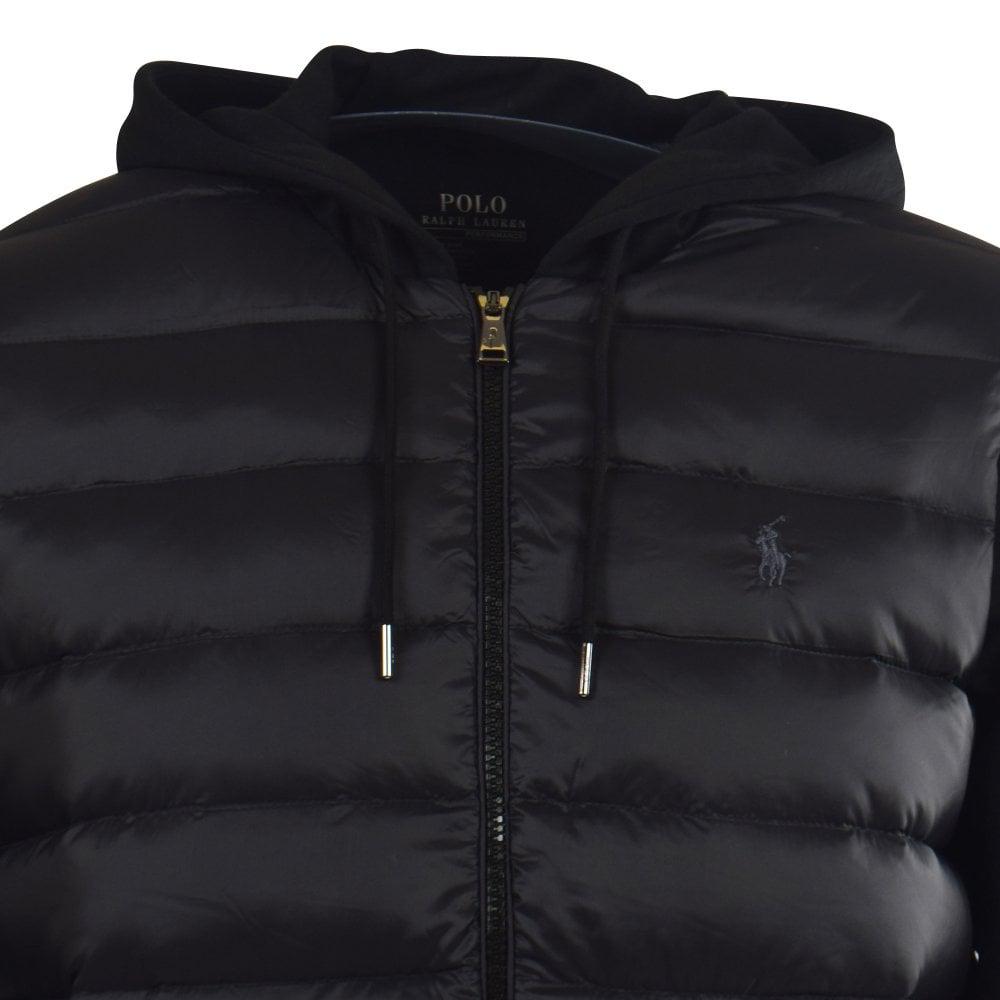 Polo Ralph Lauren Black Hybrid Jacket for Men | Lyst