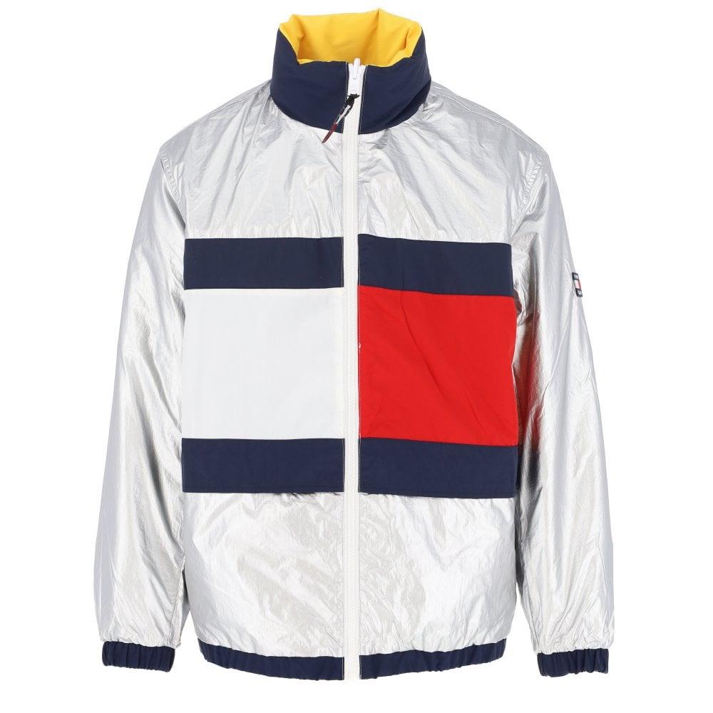 Perfervid Fryse drivhus Tommy Hilfiger Reversible Logo Jacket in Blue for Men | Lyst