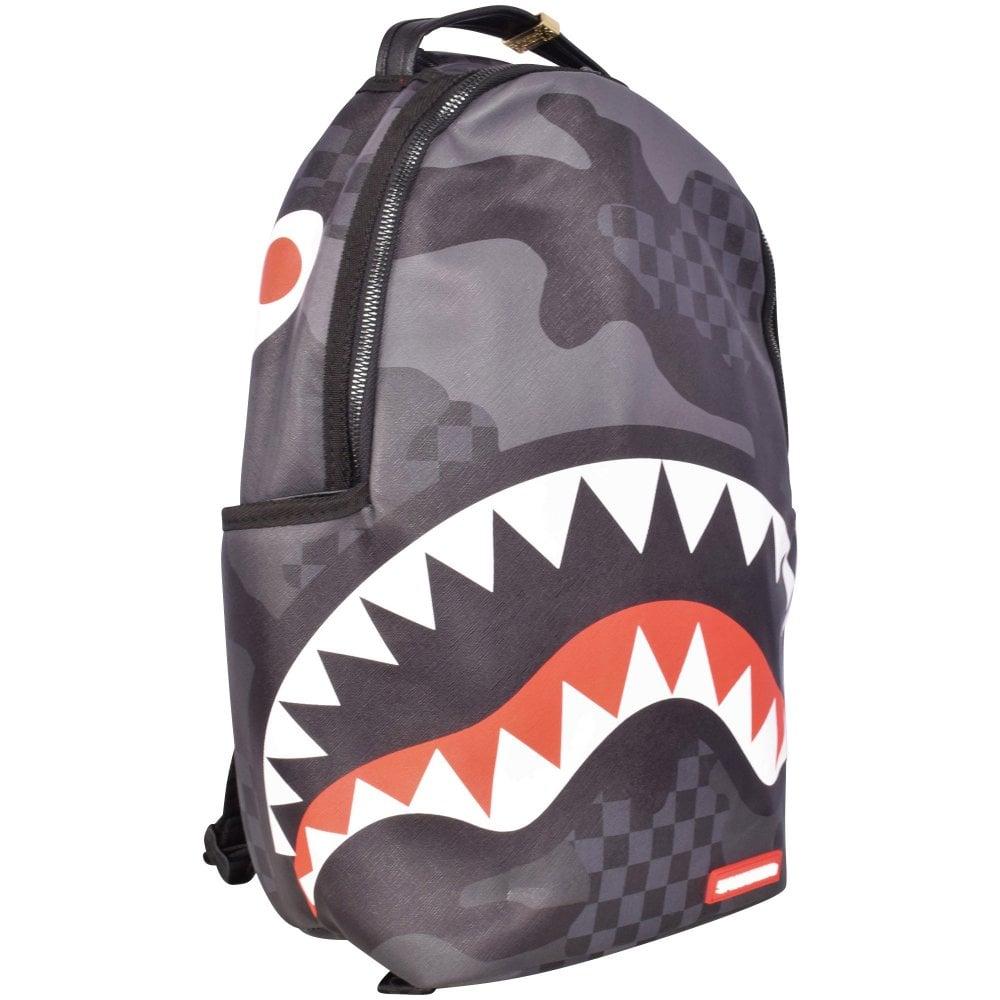 Sprayground Leather 3am Limited Edition Shark Backpack in Black for Men