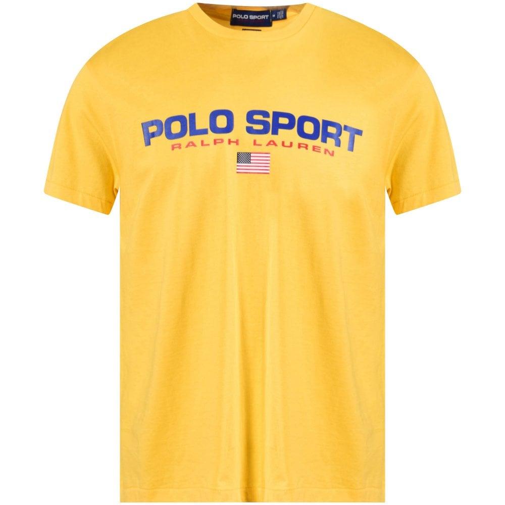 Polo Ralph Lauren Polo Sport Tee in Yellow for Men | Lyst