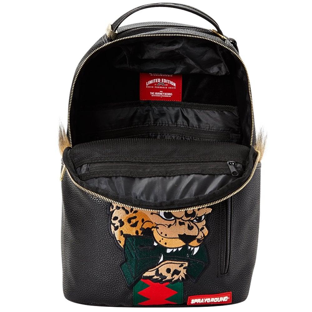 sprayground leopard backpack