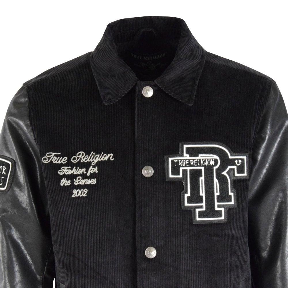 collared varsity jacket