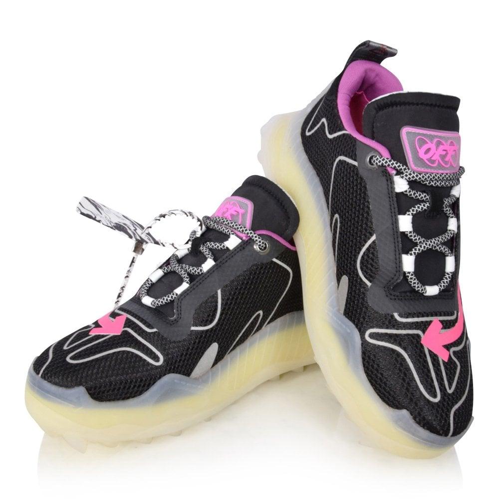 Off-White c/o Virgil Abloh Black & Pink Odsy Mesh Sneakers for Men - Lyst
