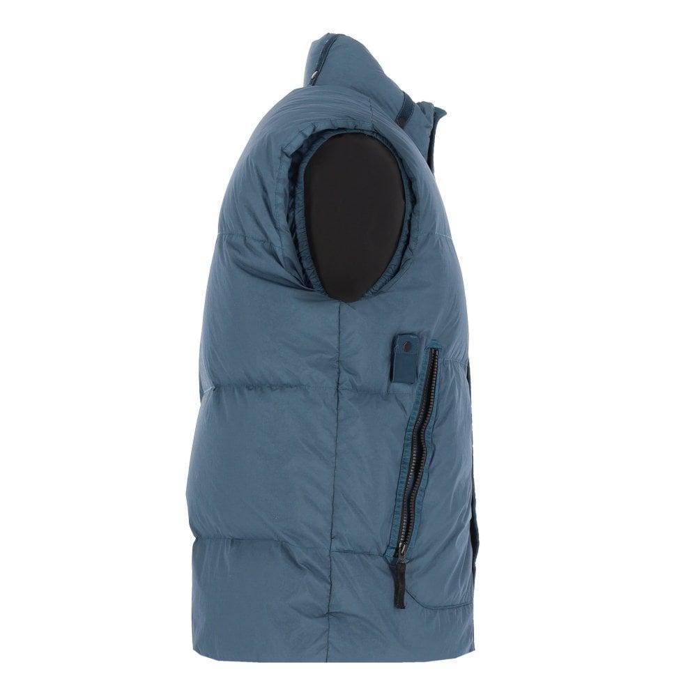 Stone Island Synthetic Gilet in Cobalt Blue (Blue) for Men | Lyst