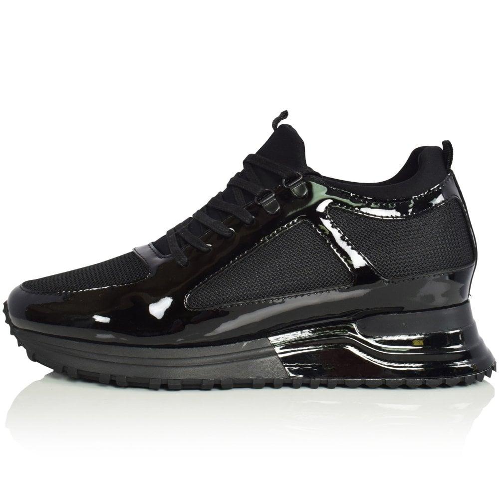 Mallet Patent Black Diver 2.0 Trainers for Men Lyst