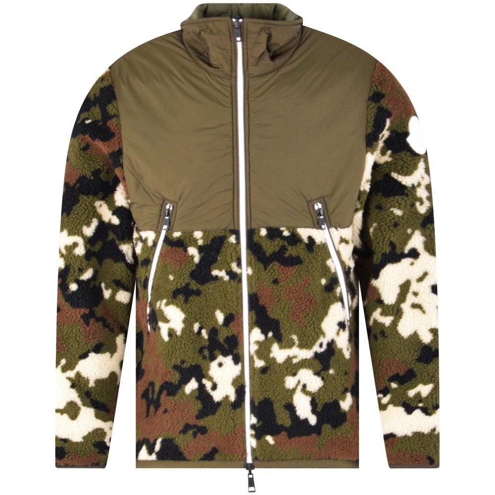 moncler camo fleece
