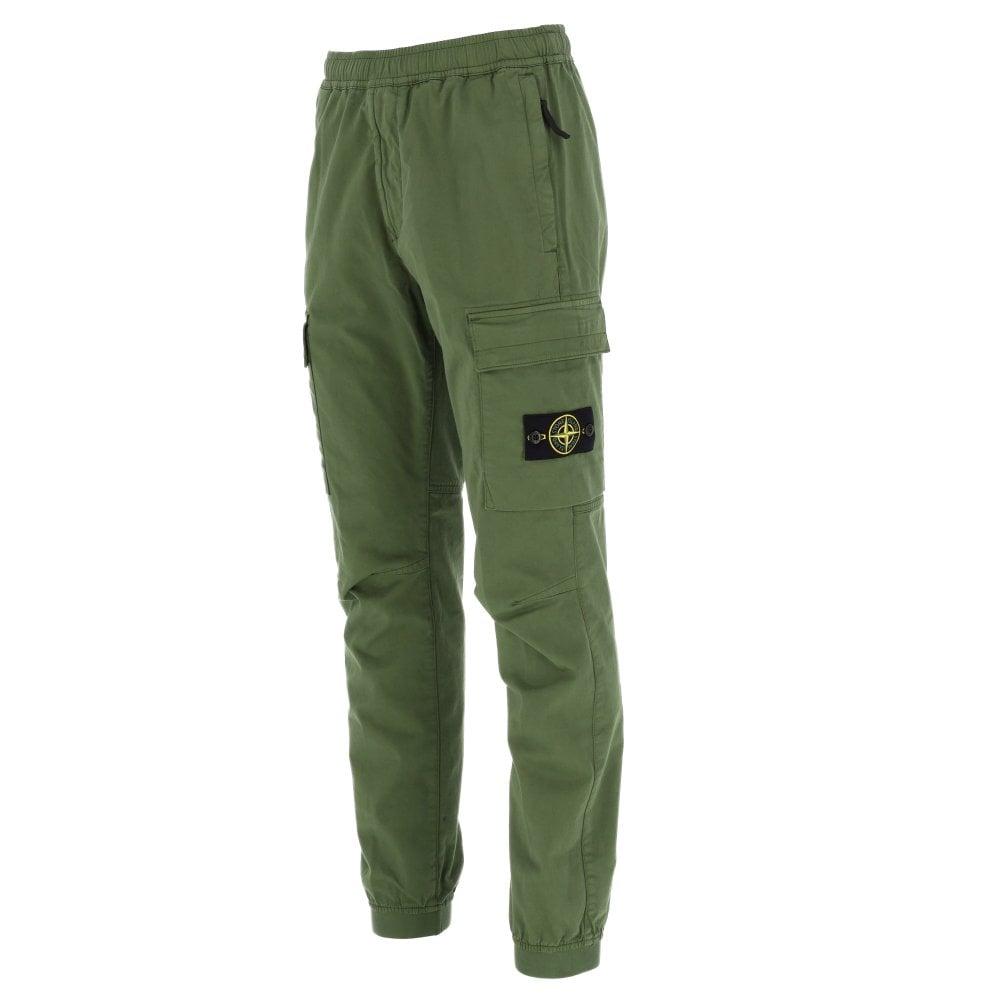 Stone Island Green Cargo Pants for Men | Lyst