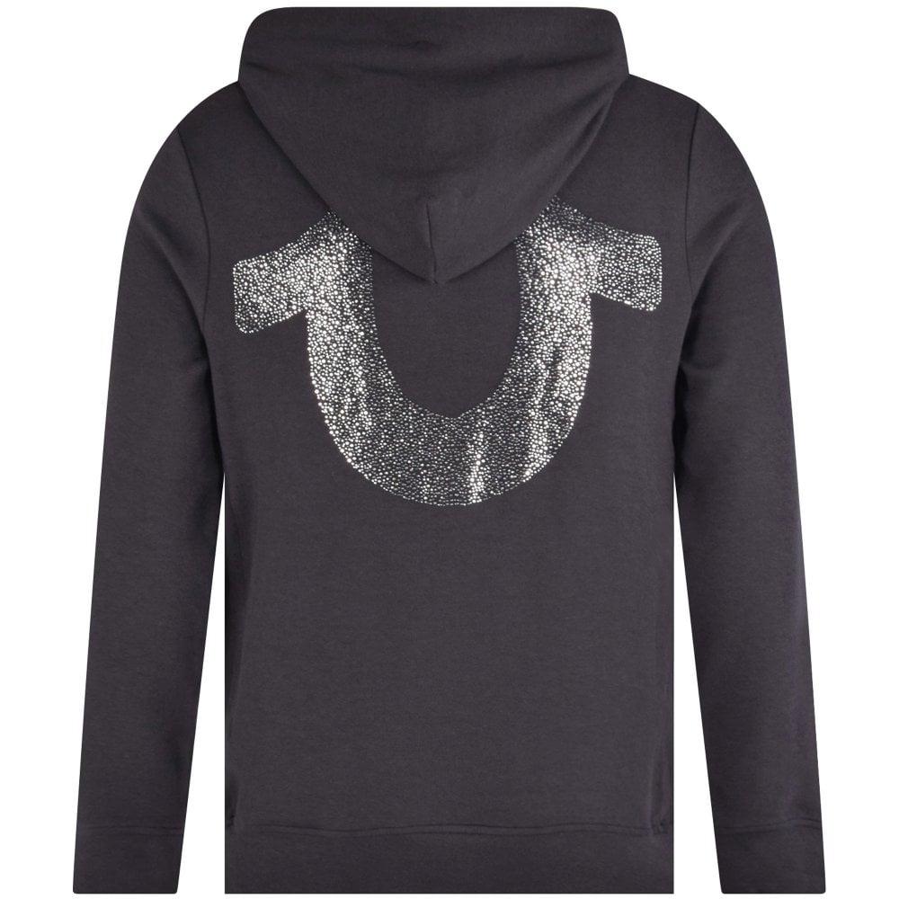 true religion black sweater
