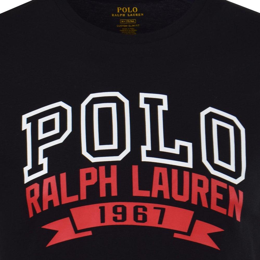 black and red ralph lauren t shirt