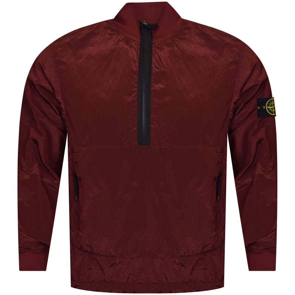 quarter zip stone island