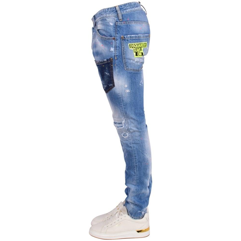 dsquared rave on jeans