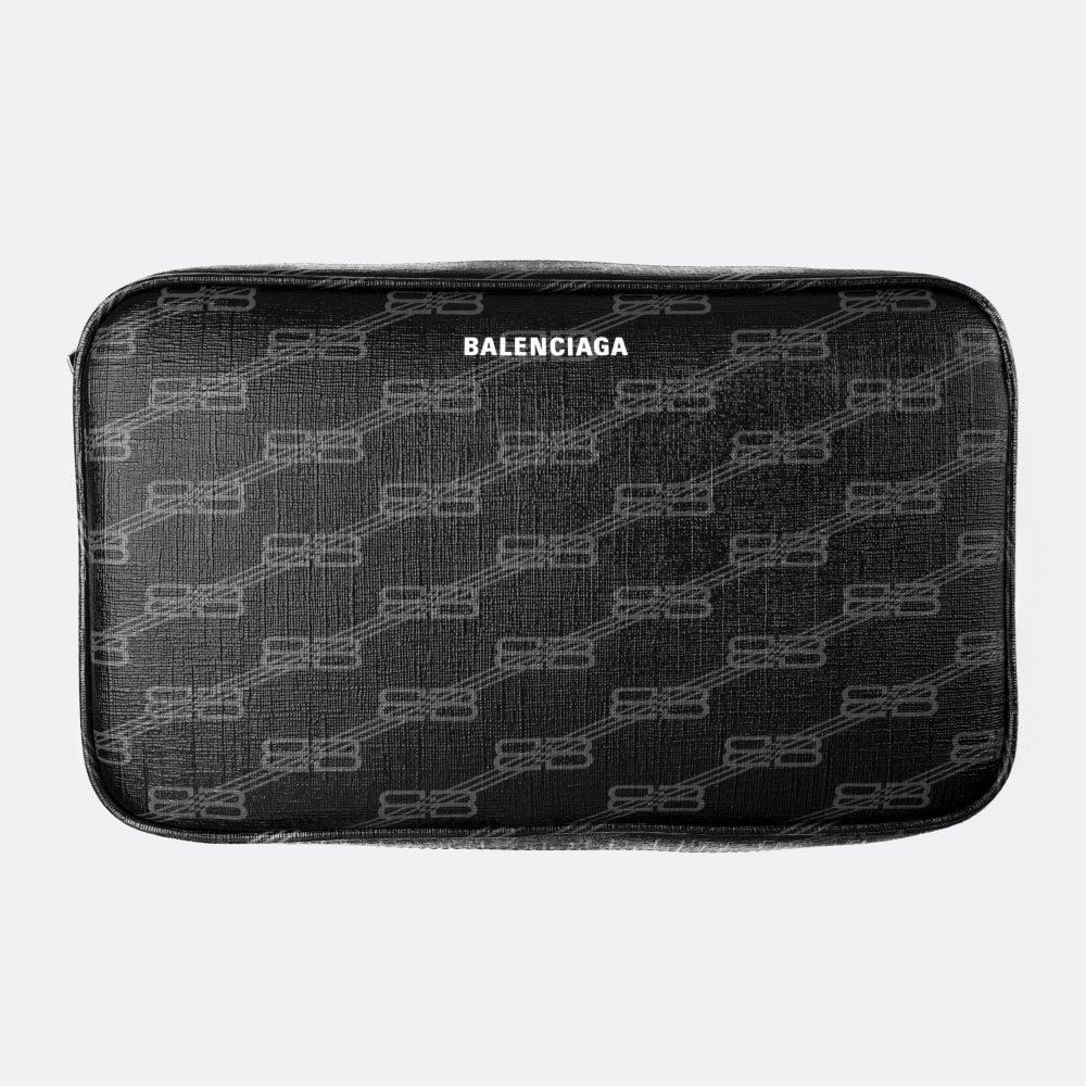 Balenciaga Bb Monogram 'camera Bag' in Black for Men Lyst