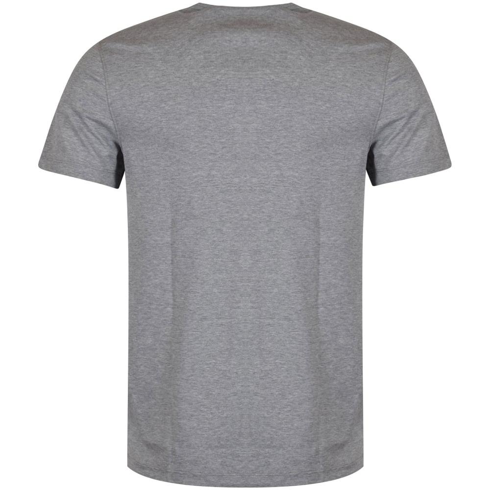 Michael Kors Heather Grey Crew Neck Logo T-shirt in Gray for Men - Lyst