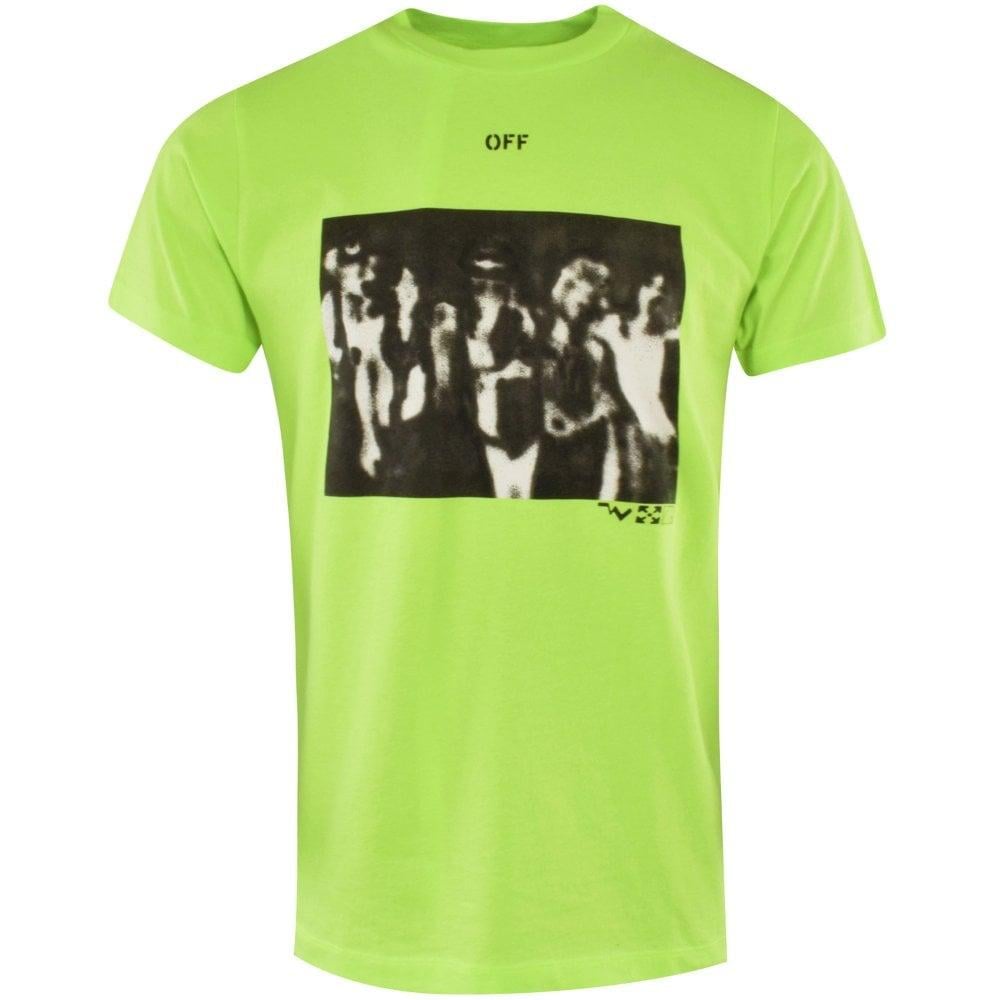 Off-White Virgil Abloh Neon T-shirt in Yellow for Men - Lyst