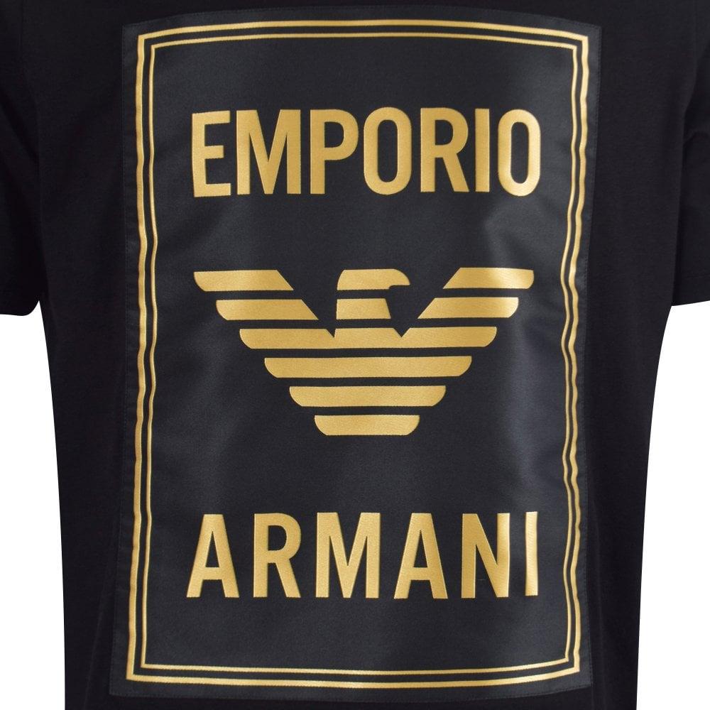 Buy Emporio Armani T Shirt Gold | UP TO 57% OFF