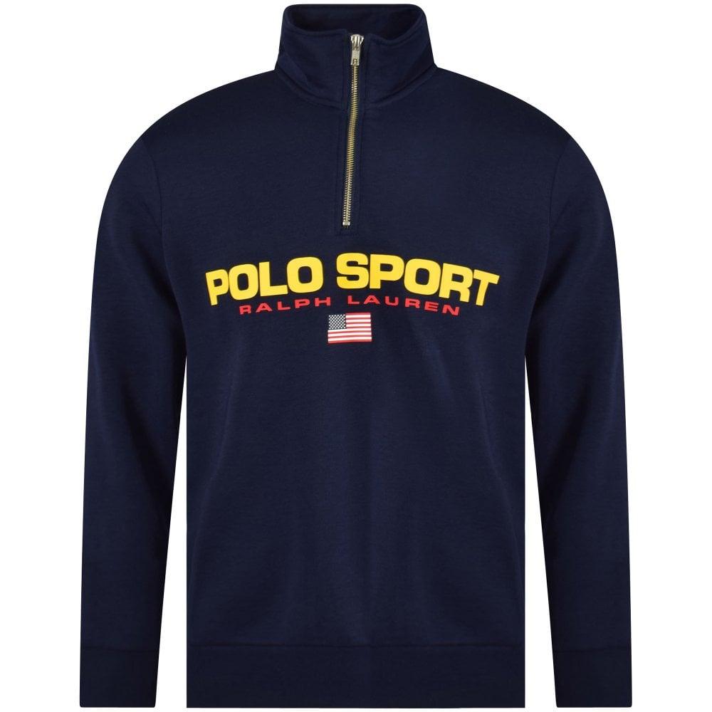 Ralph Lauren Polo Sport Fleece Sweatshirt in Navy (Blue) for Men | Lyst