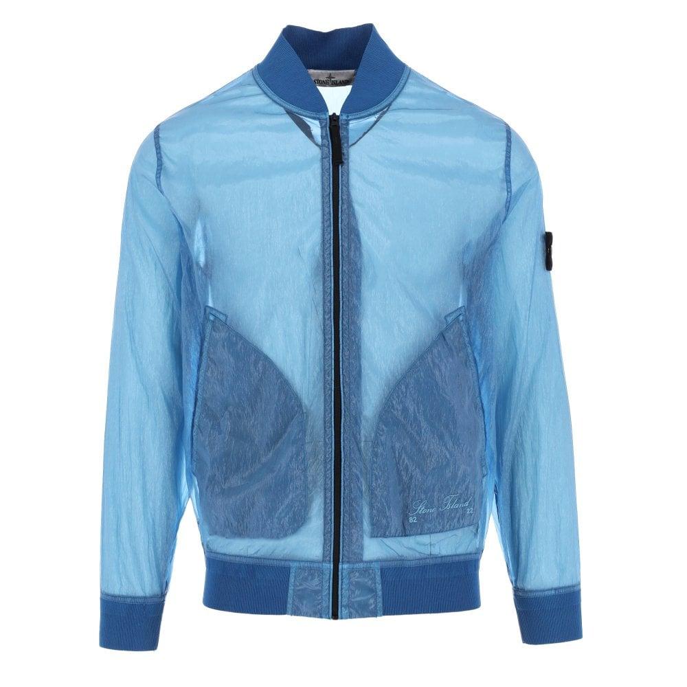 Stone Island Piattina 82/22 Jacket in Blue for Men | Lyst