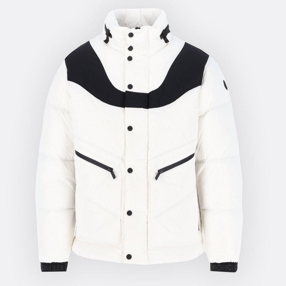 Moncler Black & White Iwaki Down Jacket for Men Lyst
