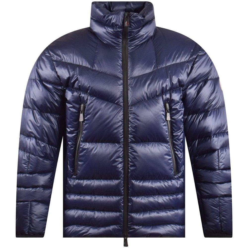 3 MONCLER GRENOBLE Navy Canmore Giubbotto Jacket in Blue for Men - Lyst