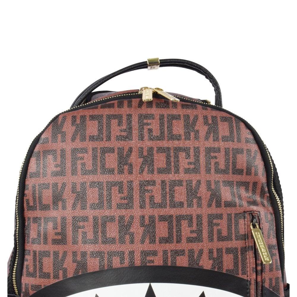 sprayground lv shark backpack