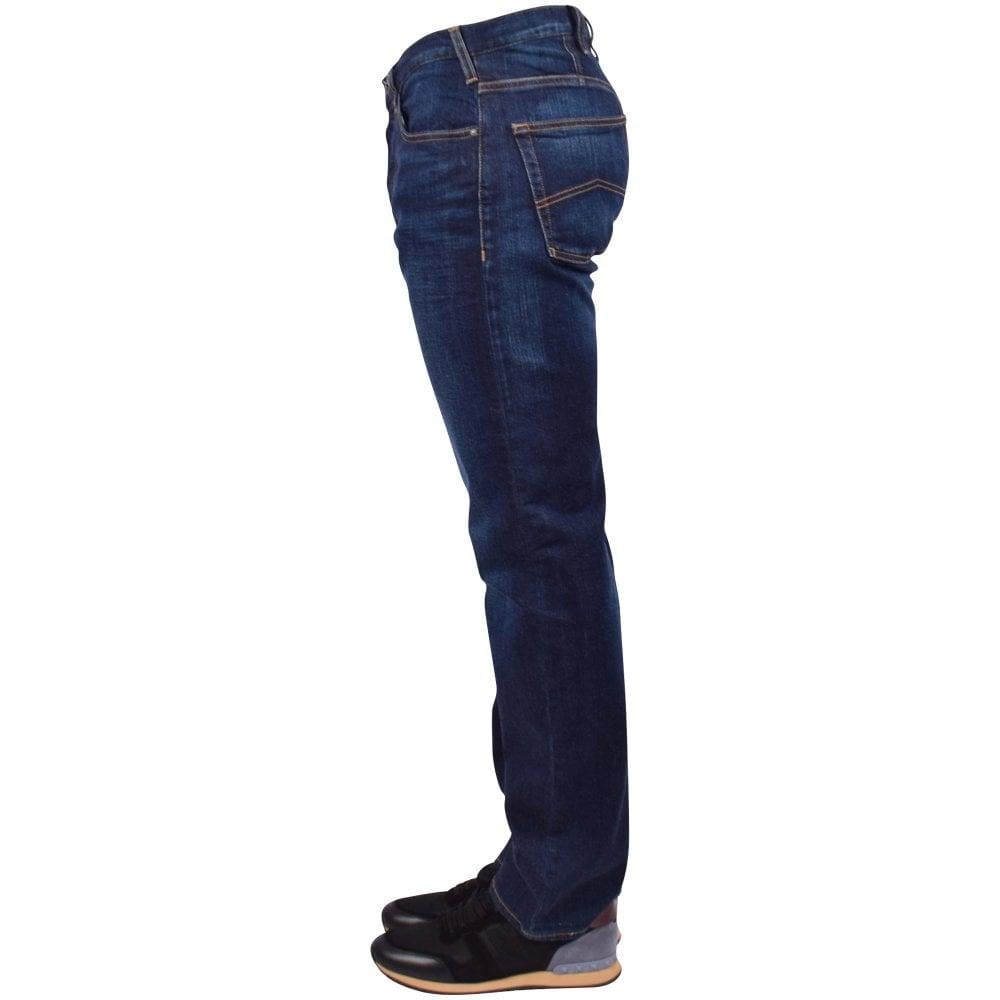 Emporio Armani Emporio J21 Regular Fit Jeans in Blue for Men | Lyst