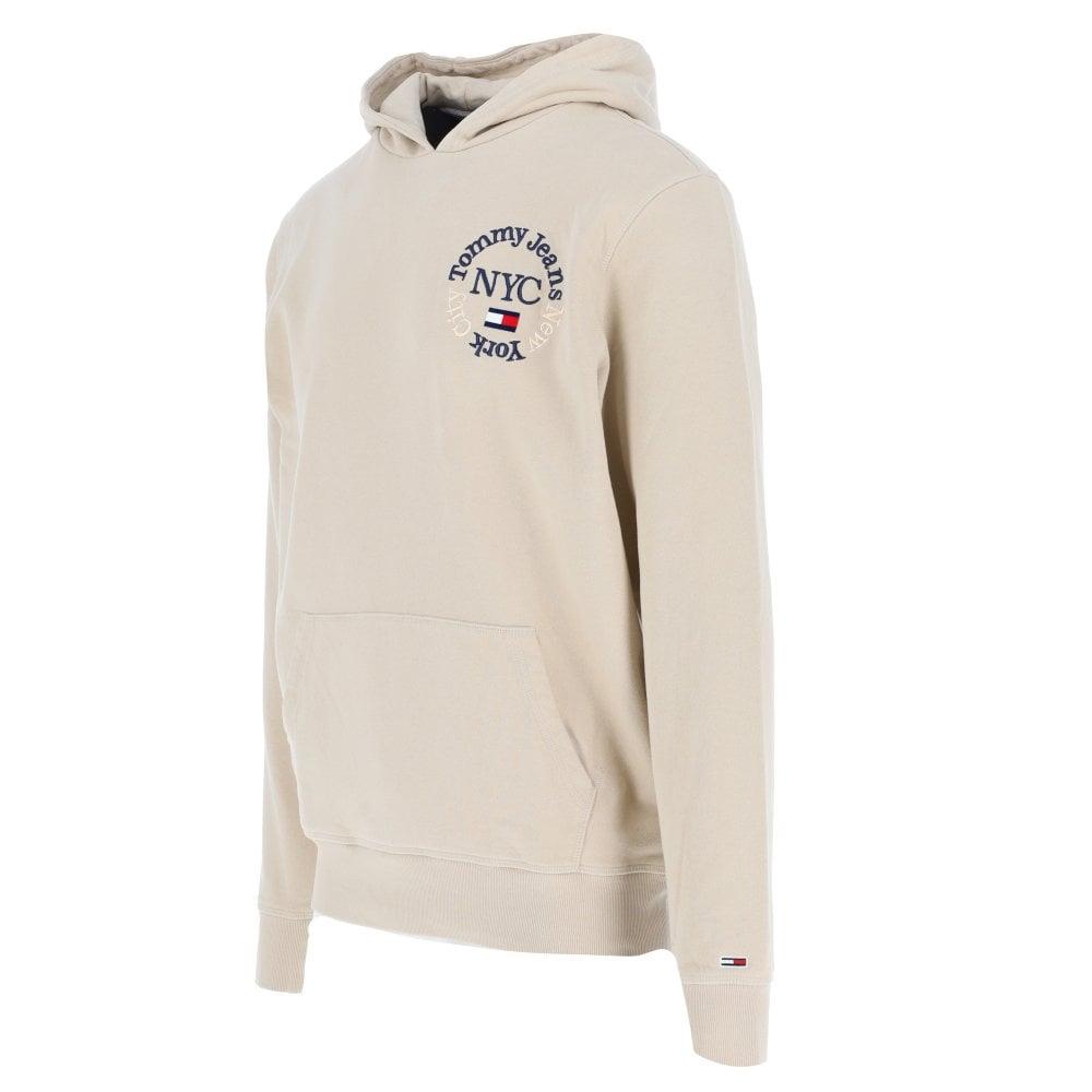 Tommy Hilfiger Denim Sand 'nyc' Hoodie in Natural for Men | Lyst