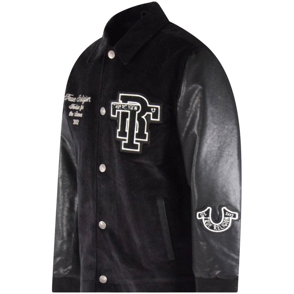 collared varsity jacket