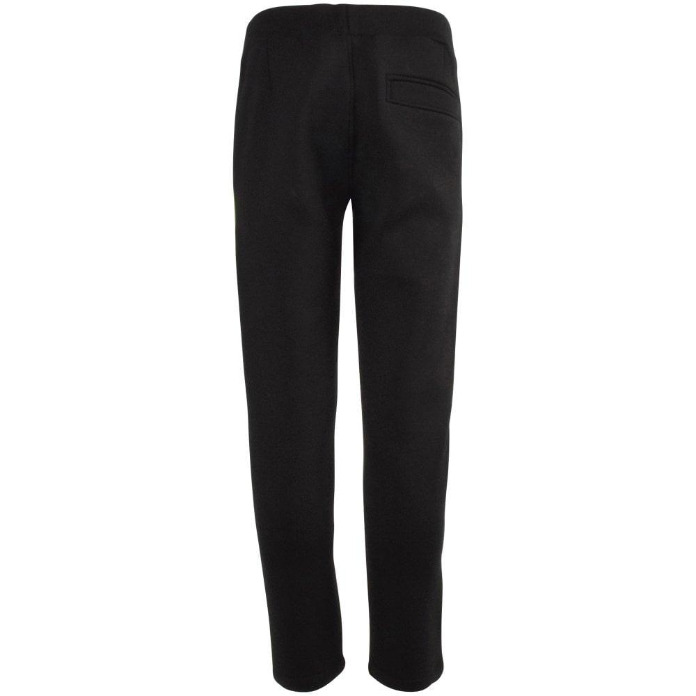 black and neon green joggers