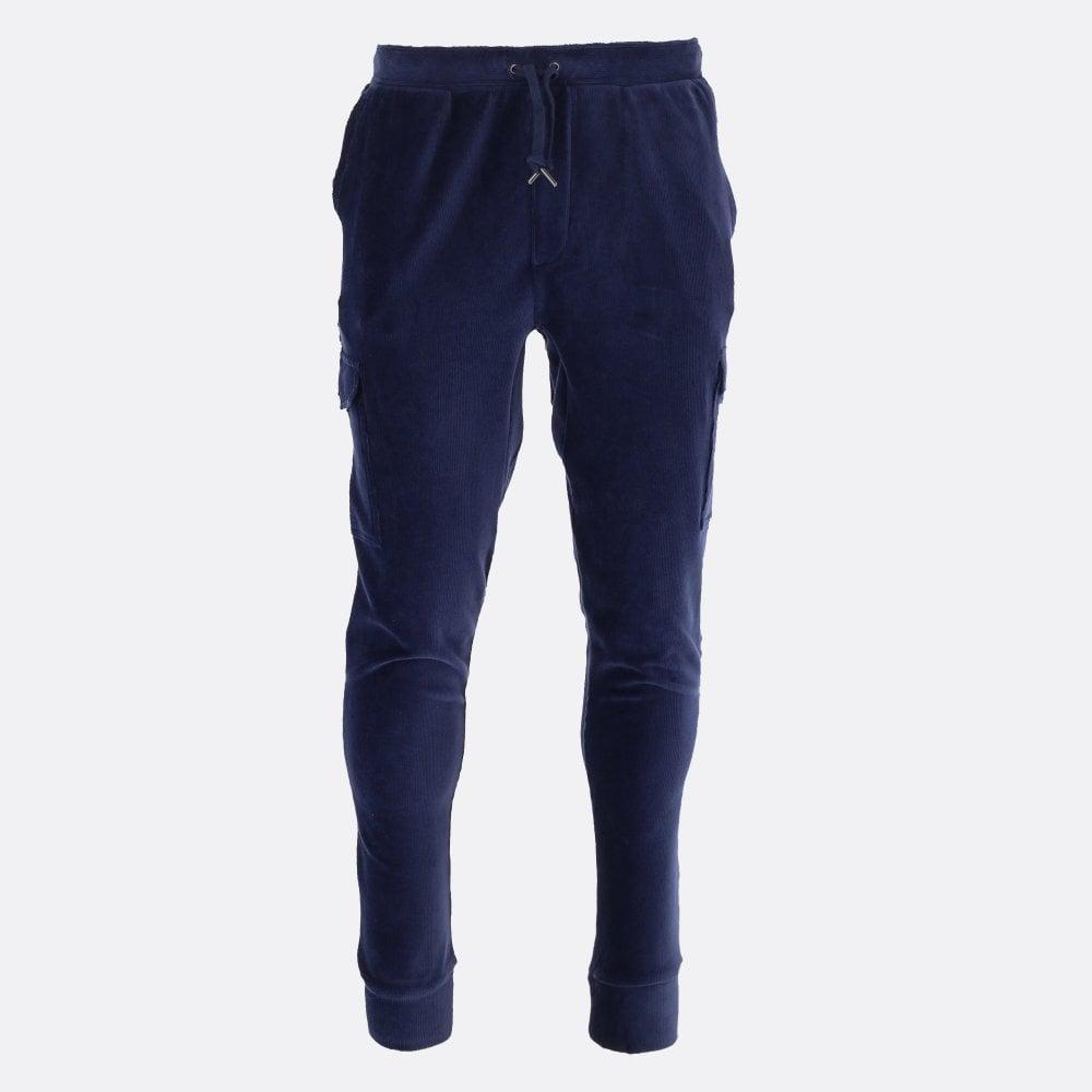 Polo Ralph Lauren Corduroy Cargo jogging Bottoms in Blue for Men Lyst