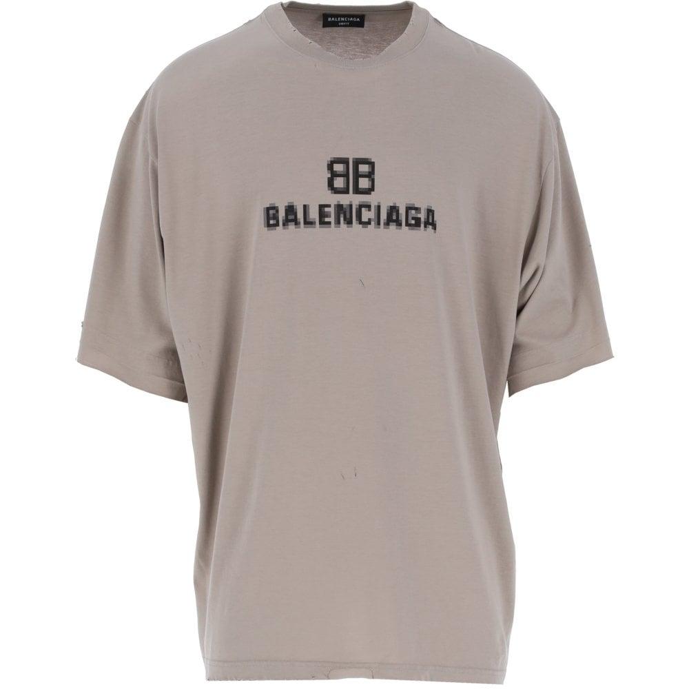Balenciaga Cotton Taupe Blurred 