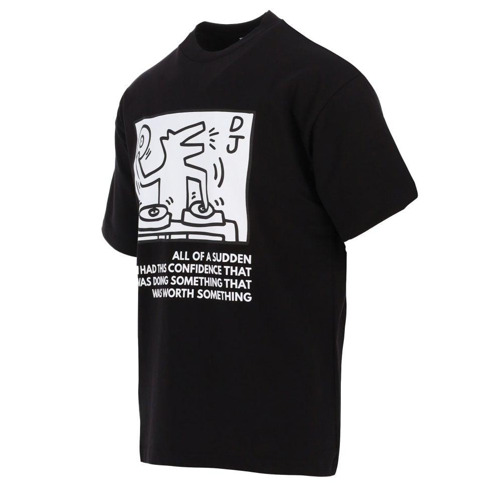 Honey Fucking Dijon X Keith Haring & White All Of A Sudden Dj T-shirt in  Black for Men | Lyst