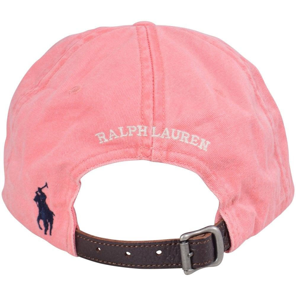 pink polo baseball cap