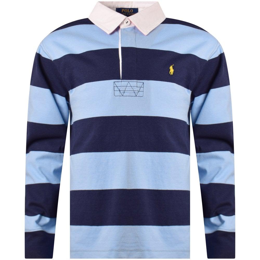 Polo Ralph Lauren Blue/navy Rugby Polo Shirt for Men - Lyst