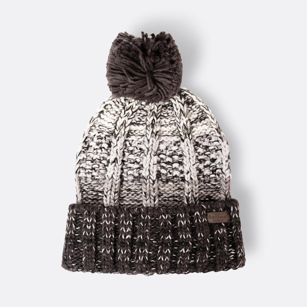 barbour mens bobble hat