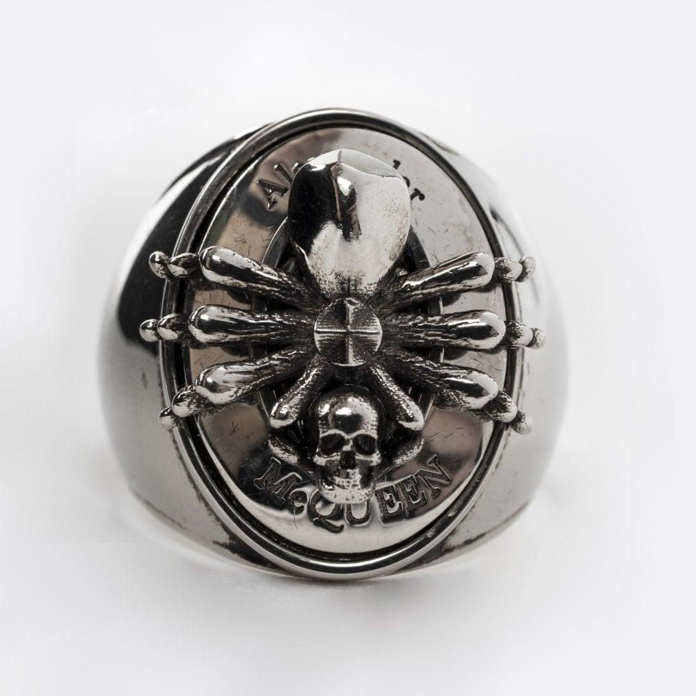 Alexander McQueen Embellished Spider Ring