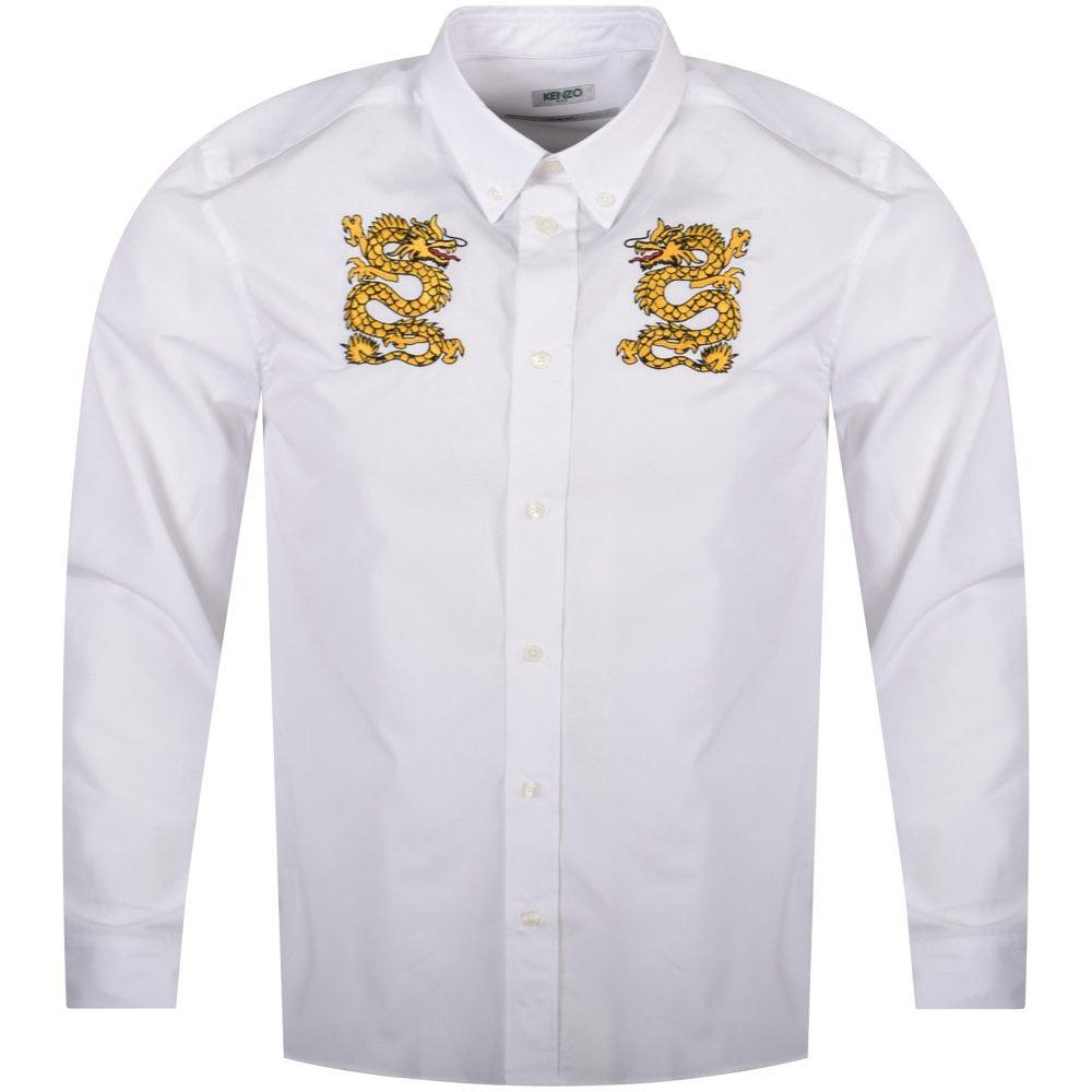 kenzo embroidered shirt