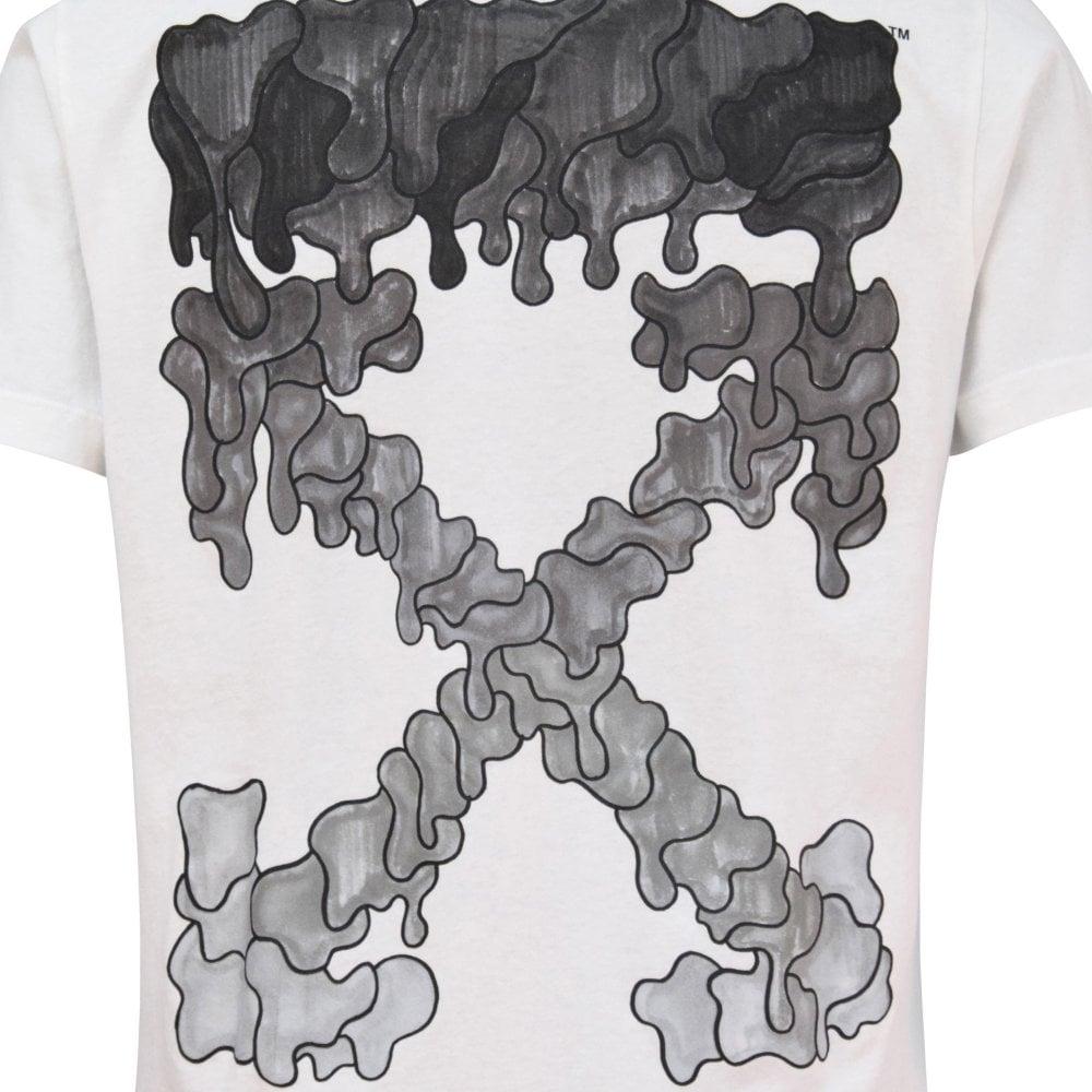 Off-White c/o Virgil Abloh White Marker Vertebrae Arrow Print Slim T-shirt  for Men | Lyst