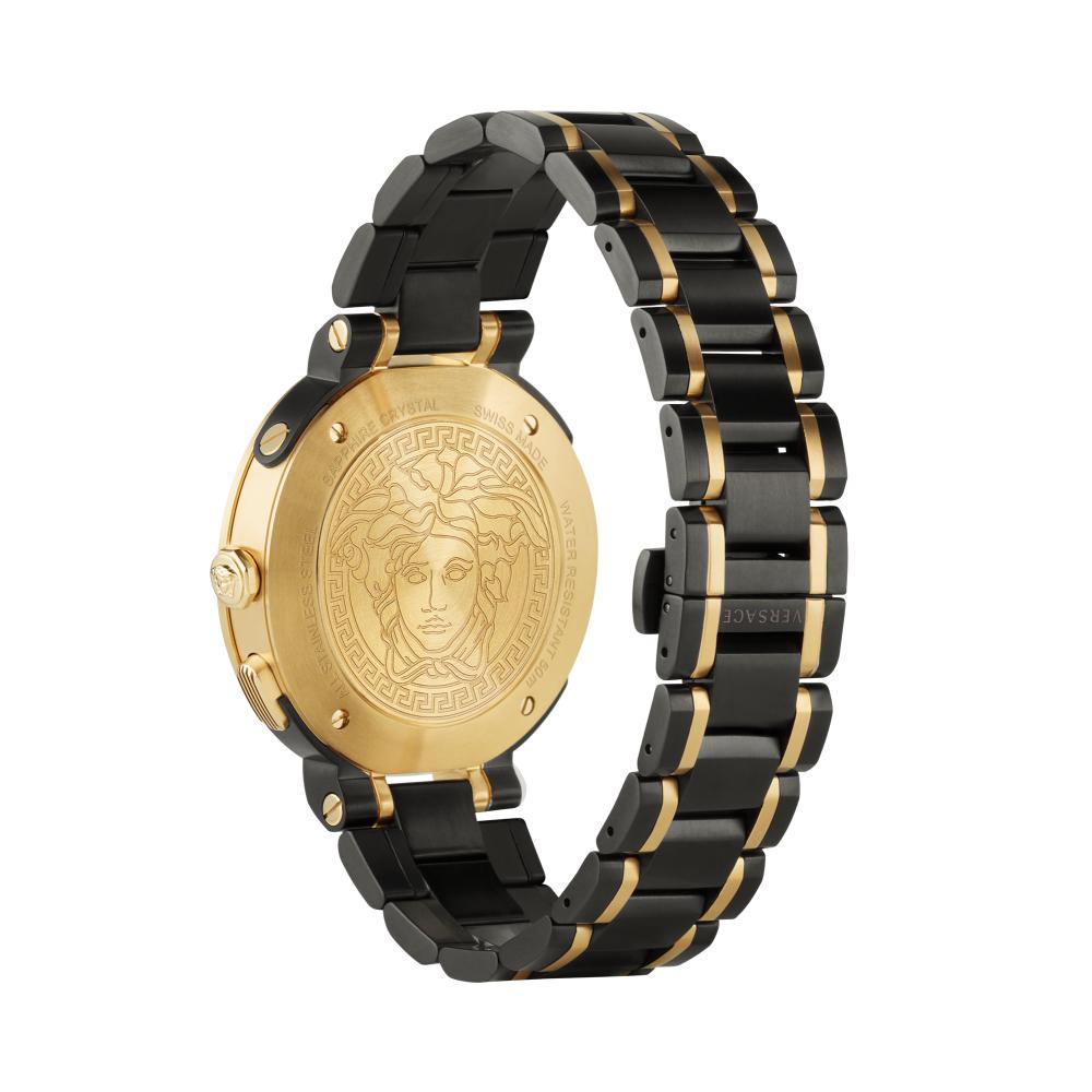 versace dual time watch