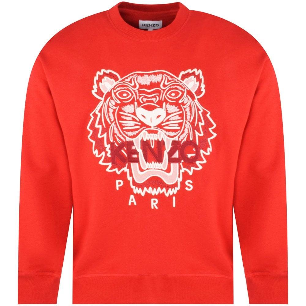 red kenzo sweatshirt