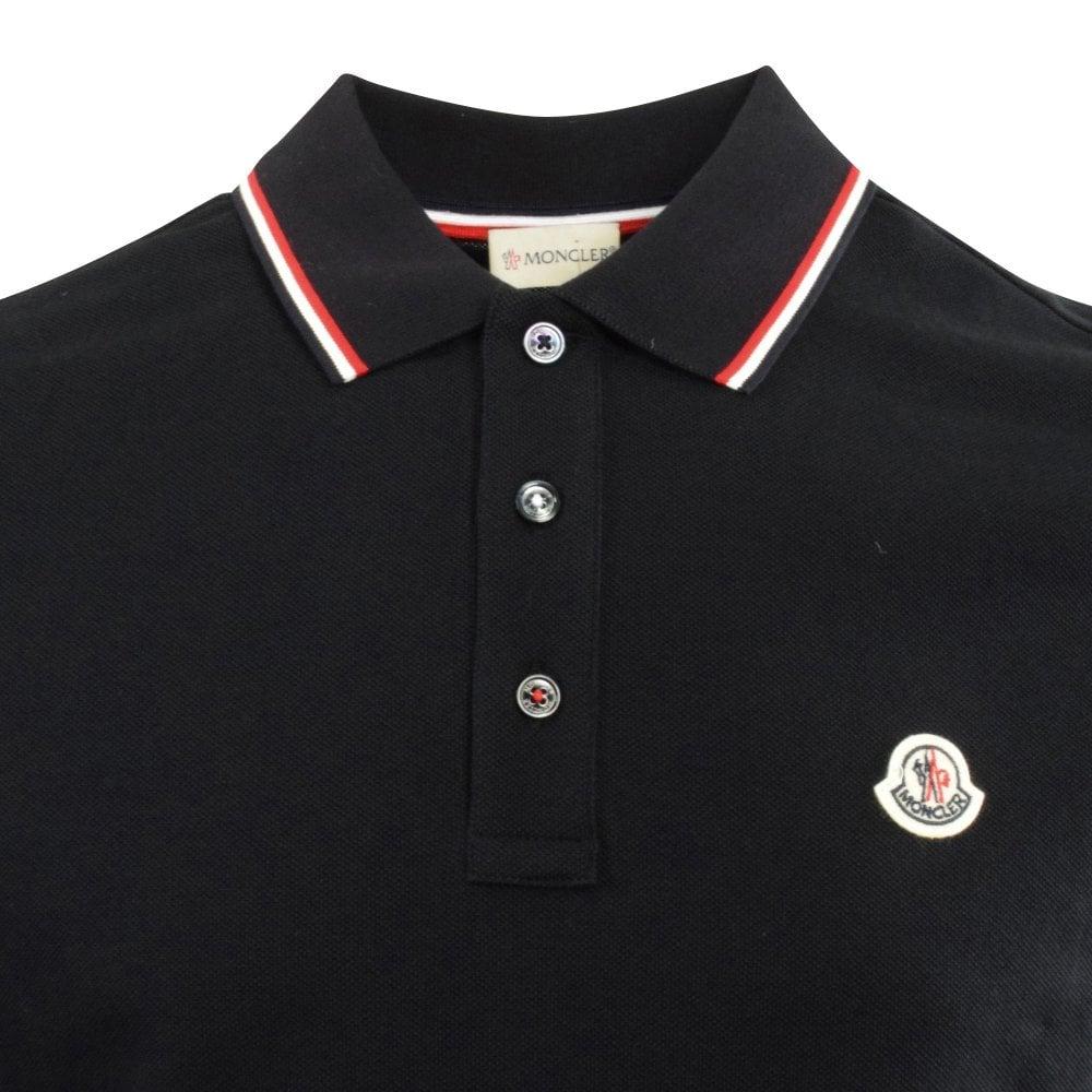 navy moncler polo