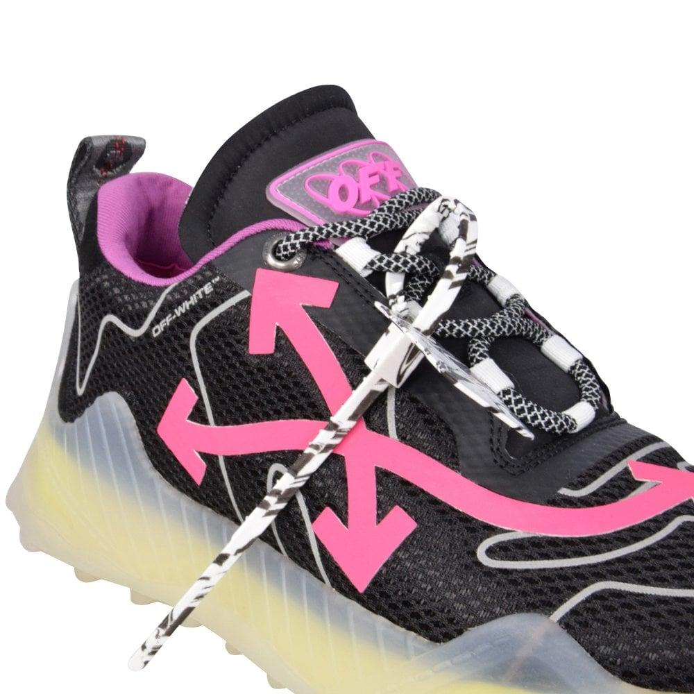 Pink Odsy Mesh Sneakers for Men 