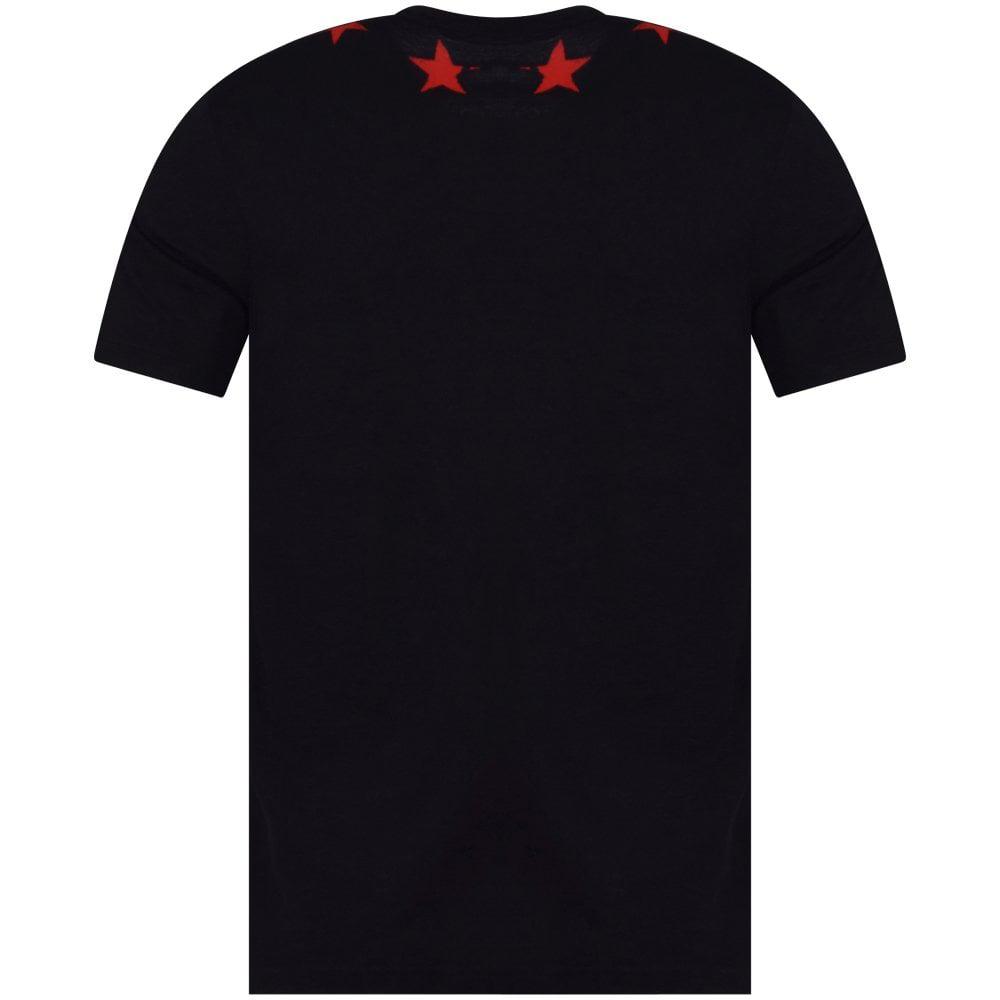 red Star Print T-shirt for Men - Lyst