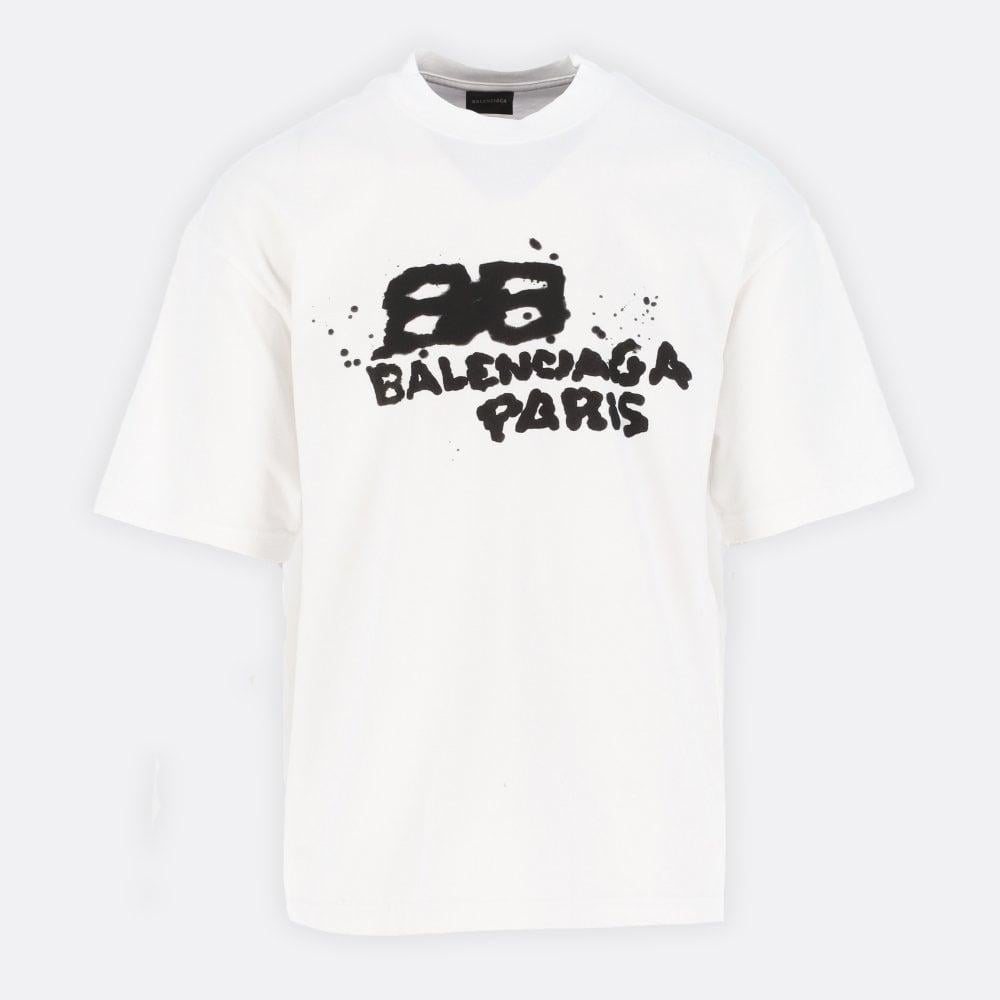 balenciaga black and white shirt