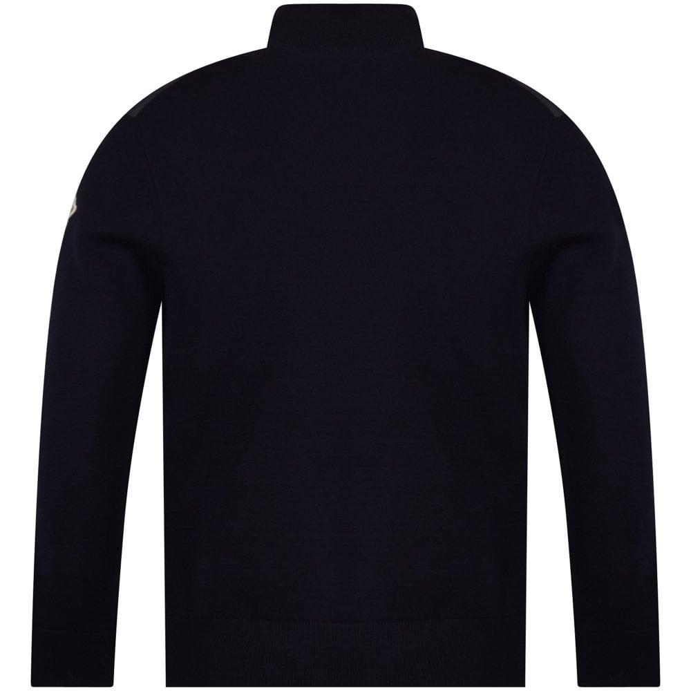Moncler Navy Maglione Tricot Cardigan in Blue for Men | Lyst