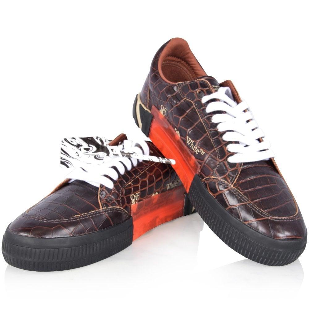 off white vulcanised trainers