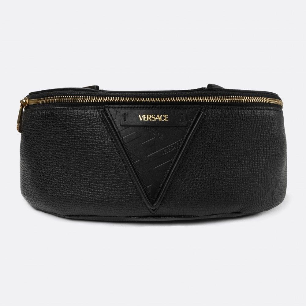Versace Greca Belt Bag in Black for Men Lyst