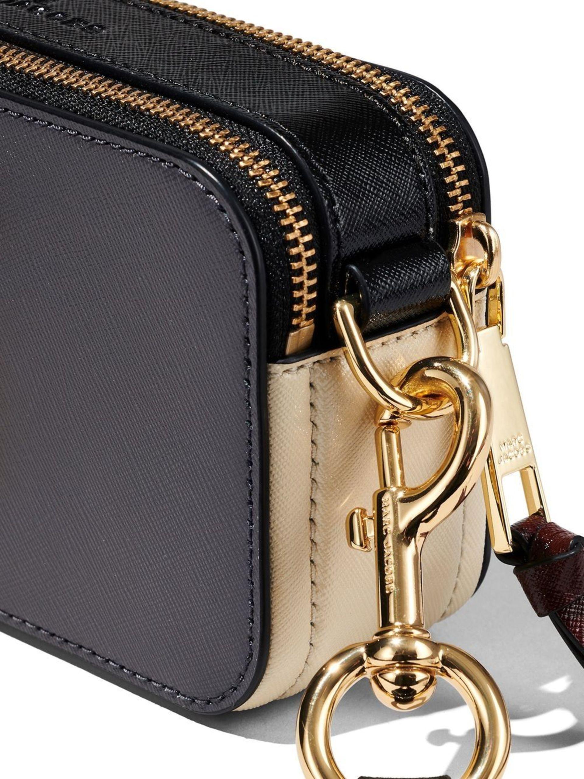 Snapshot leather crossbody bag Marc Jacobs Black in Leather - 37203011