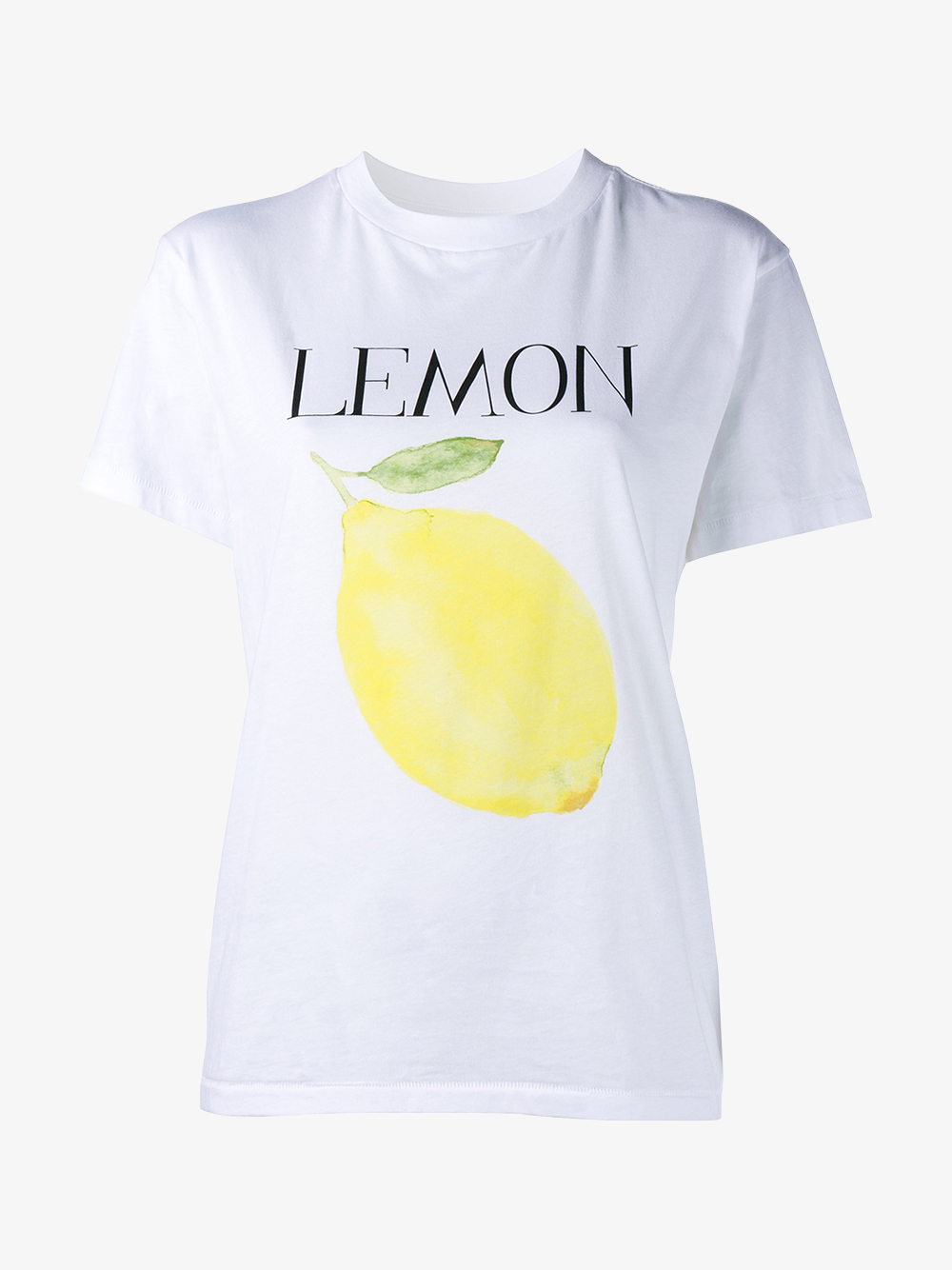 Ganni Lemon Print Cotton T-shirt - Lyst